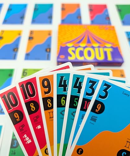 Oink Games Scout Tuckbox Version- Easy-to-Learn Japanese Strategy Card Game | Game of The Year Nominee | Ages 9+