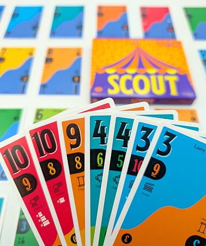 Oink Games Scout Tuckbox Version- Easy-to-Learn Japanese Strategy Card Game | Game of The Year Nominee | Ages 9+
