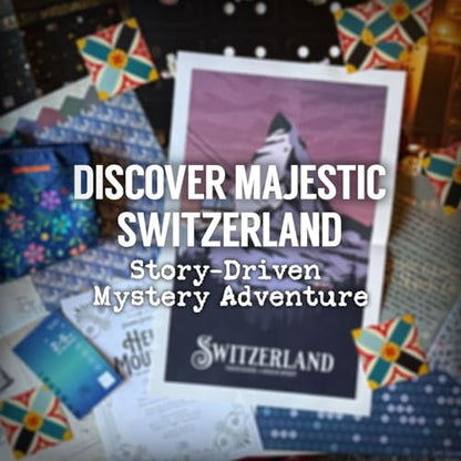 Mystery Game | Switzerland: Heist in the Alps – Be a Detective and Investigate an Unsolved Case, Escape Room Puzzles, for Date Night, Game Night or Solo.