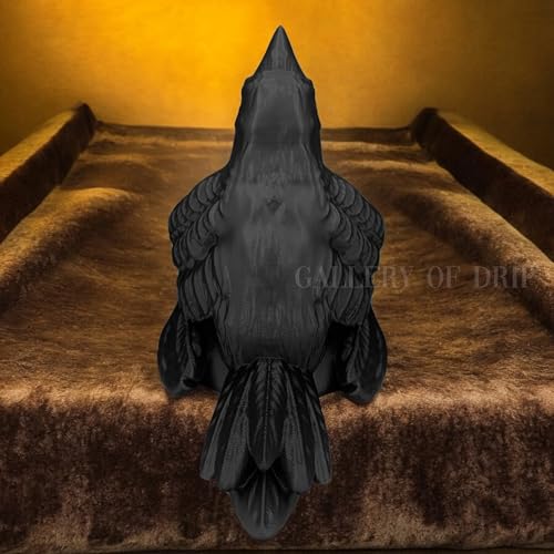 Enchanting Raven Dice Tower for RPG Enthusiasts, Perfect Dungeons and Dragons Accessory, Ideal DND, Crow, Bird, D&D Dice Rolls & Gifts, Warhammer, Fantasy Gaming Charm, Custom Tabletop Cyberpunk