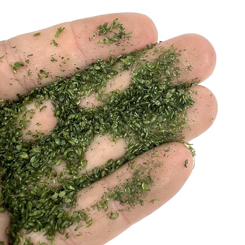 Multicolor Leaf Model - 300ml Miniature Scenery Material for Train Railway, Diorama, Car Scene & Scale Landscape Layouts (Fern Green) - color: Fern Green