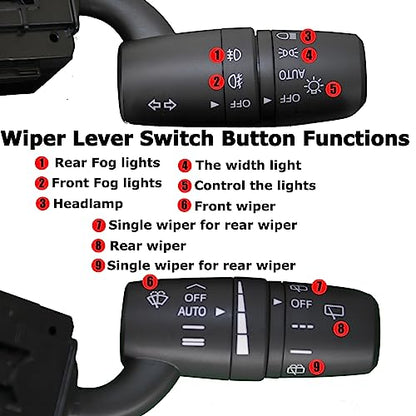 Obokidlyamor Simulator Turn Signal Wiper Light Combination Switch for Logitech G920/G923 For PXN V10 Gaming Steering Wheel Truck ATS & ETS2 Hub Trucker(For PXN V10) - size: For PXN V10
