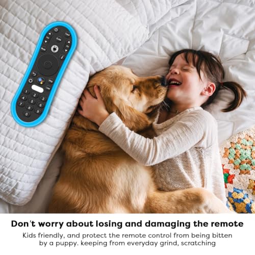 Silicone Case for TiVo Stream 4K Remote, Anti-Slip Shockproof Protective Cover for TiVo Stream Remote Controller Sleeve Protector Skin (Glow Blue) - color: Glow Blue