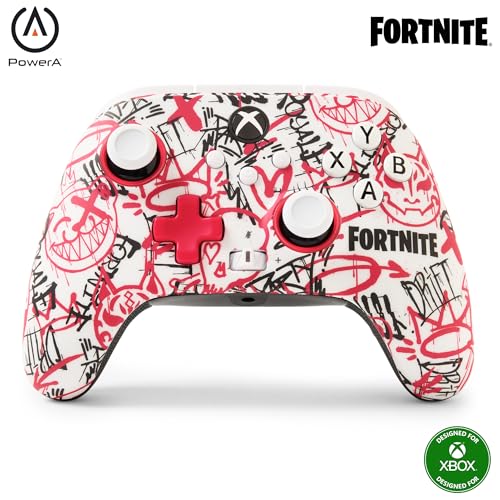 PowerA Wireless Controller for Xbox Series X|S - Fortnite SE, bonus virtual item included, hall effect thumbsticks, low latency wireless, officially licensed, works with Xbox One and Windows 10/11 - color: Fortnite Special Edition