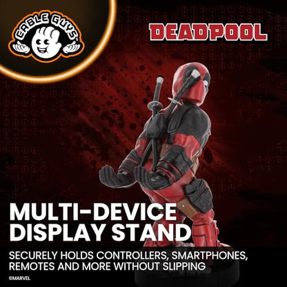 Cable Guys - Marvel Deadpool 3 Rear Repaint Gaming Accessories Holder & Phone Holder for Most Controller (Xbox, Play Station, Nintendo Switch) & Phones (iPhone, Samsung) - style: Deadpool Rear Repaint