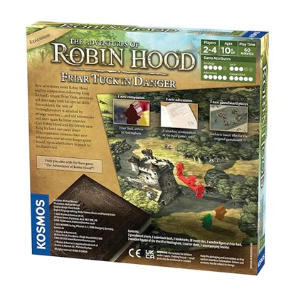 The Adventures of Robin Hood: Friar Tuck in Danger | Storytelling Game | Expansion| Fantasy Boardgame | 2 to 4 Players | Ages 10+