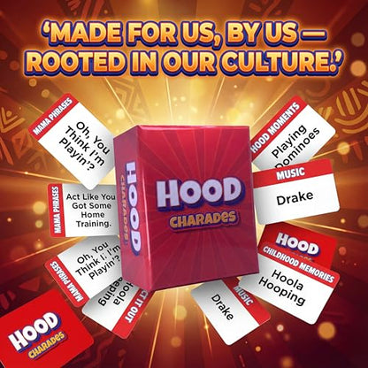 Black Owned Hood Charades Card Games for People Its A Thing Game! Urban Night Trivia Adults But Culture. If You Love The Kulture