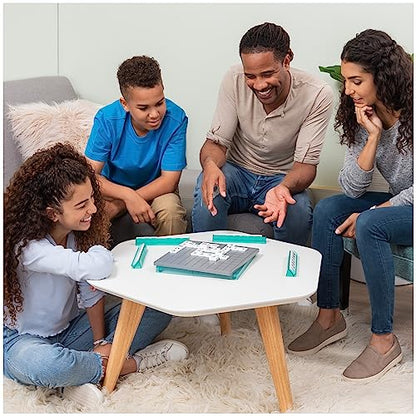 Spin Master Games, Upwords, Classic Word Game with Stackable Letter Tiles, Family Board Game, Crossword Activity, 1-4 Players, for Ages 8 & Up