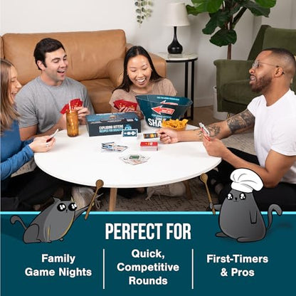 Exploding Kittens Recipes for Disaster Card Game, 2-5 Players, Ages 7+ | The ultimate Exploding Kittens collection! Play 13 wild game modes with fan-favorite cards from the original and expansions. - style: Recipes for Disaster