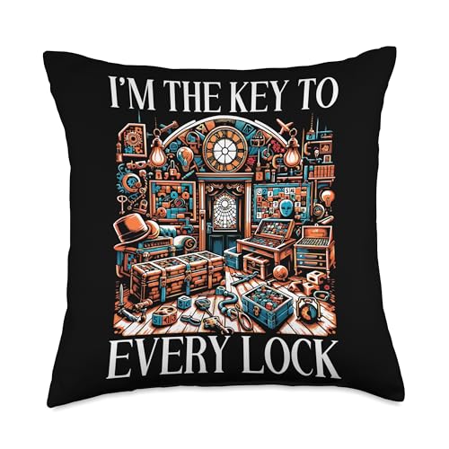 Escape Room Roomescape Puzzle Room Exit Game Throw Pillow - size: 18x18