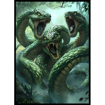 100ct Textured Matte TCG/MTG Card Art Sleeves (Hydra) - style: Regular Sleeves