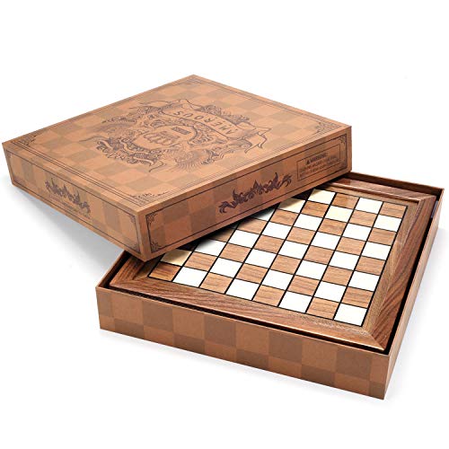 AMEROUS Magnetic Wooden Chess Set, 12.8" x 12.8" Walnut Chess Board Game with 2 Built-in Storage Drawers - 2 Bonus Extra Queens - Chess for Beginner, Kids and Adults, Gift Packaging