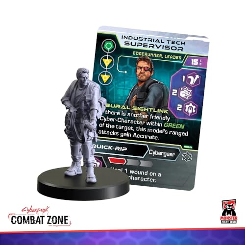 Monster Fight Club Cyberpunk Red Combat Zone Miniatures Expansion: Edgerunners 1 Starter Gang - style: Edgerunners 1