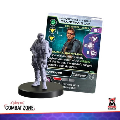Monster Fight Club Cyberpunk Red Combat Zone Miniatures Expansion: Edgerunners 1 Starter Gang - style: Edgerunners 1