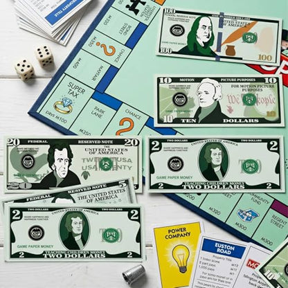 700Pcs Play Money Set for Kids – Educational Learning Bills for Teaching Math & Counting – Prop Fake Money Refill for Board Games & Cash Register Toy