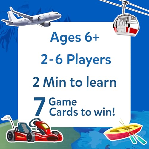 Skillmatics Guess in 10 Things that Go, Perfect for Boys, Girls, Kids Who Love Card Games, Educational Toys & Board Games, Gifts for Ages 6, 7, 8, 9 - style: Things That Go!