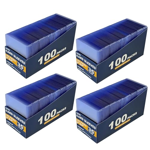 400 Hard Card Sleeves Card Toploaders for Protection for Baseball Football Premium Top Loaders for Cards, Ensuring Safety (400 Hard Sleeves) - size: 400 Hard Sleeves