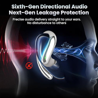Bluetooth Headphones Wireless Earbuds Bluetooth 6.0 Headphone, Sport Bluetooth Earbuds Stereo Deep Bass Over Ear Bud with Earhooks,50Hrs Playtime, IP5 Waterproof Earphone for Gym/Running/Workout Beige - color: Beige