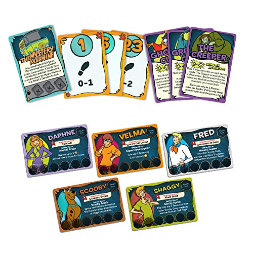 CMON Scooby-Doo! The Board Game - Cooperative Mystery Game Based on The Hit TV Series, Family Fun for Kids & Adults, Ages 10+,1-5 Players, 30 Minute Playtime