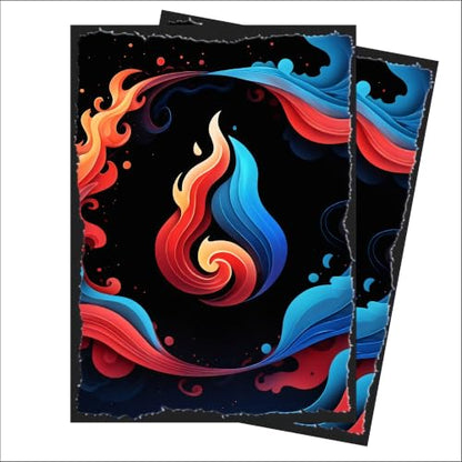 Foxtrot Designs TCG Art Card Sleeves - 100 Count Card Protectors with Matte Textured Back - Compatible with Magic The Gathering and Other TCGs & LCGs (Spellslinger) - color: Spellslinger