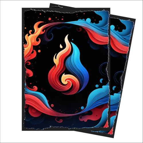 Foxtrot Designs TCG Art Card Sleeves - 100 Count Card Protectors with Matte Textured Back - Compatible with Magic The Gathering and Other TCGs & LCGs (Spellslinger) - color: Spellslinger