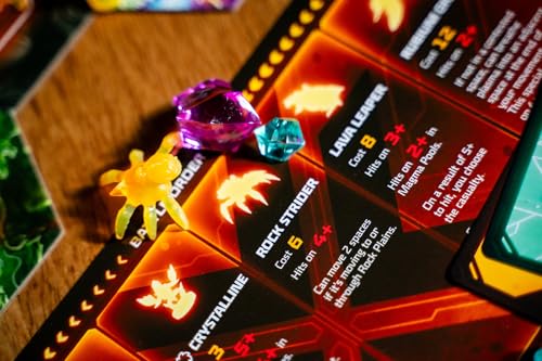 Renegade Game Studios Nexus Ops Board Game - Sci-Fi Miniatures Strategy | For 2-4 Players, Includes Translucent Blacklight Alien Units, Secret Missions & Rubium Mine Control, 90-Min Playtime