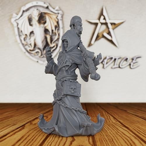 32mm Soul Reaper Miniature for DND Miniatures & Tabletop RPG Game, Unpainted Fantasy Model for TTRPG & RPG Gift-AS196