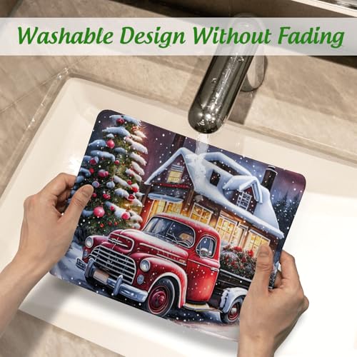 Chrismas Mouse Pad Joyful Celebrations Square Mouse Pads with Stitched Edge, Computer Mousepad with Non-Slip Rubber Base for Computer Laptop Office Desk Accessories 9.5x8 Inches - color: Joyful Celebrations 01