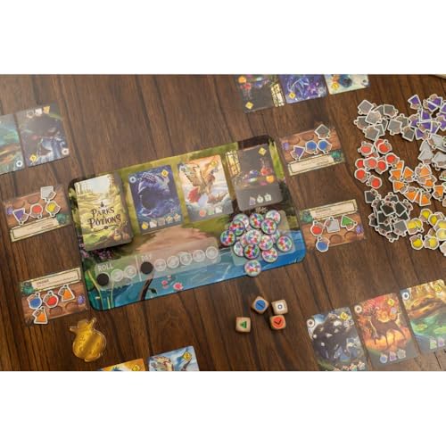 Parks & Potions Board Game – Dice Rolling, Potion Brewing & Animal Healing Strategy Game – Nature Conservation Adventure for Families, Friends & Adults – 1–5 Players, 15–30 Minutes