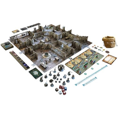 Maladum Dungeons of Enveron Starter Set - Fantasy Dungeon Crawler Game Immersive Terrain Solo, Co-op and Adversarial Play