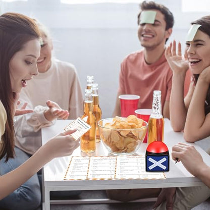 Syhood Thanksgiving Friendly Feud Game with 2 Answer Buzzer, Friendsgiving Family Card, Family Trivia Quiz Game Night for Party Office Adults Large Groups Teams - style: Thanksgiving