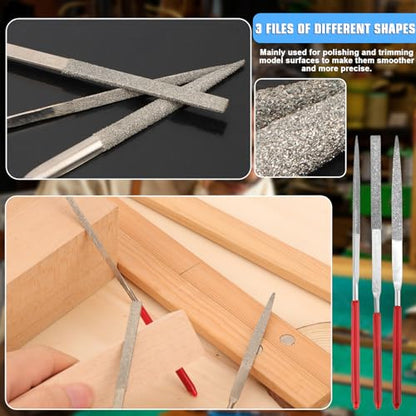 Professional 25PCS Gundam Model Tools Kit Hobby Building Tools Craft Set Gundam Modeler Basic Tools for Basic Model Building, Repairing and Fixing - color: 25pcs