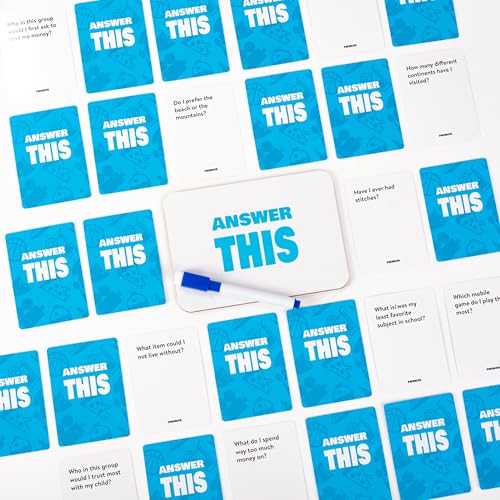 Answer This - Friends - How Well Do You Know Your Family & Friends? - Fun Party Card Game for Teens & Adults - Great Conversation Starter - color: Friends