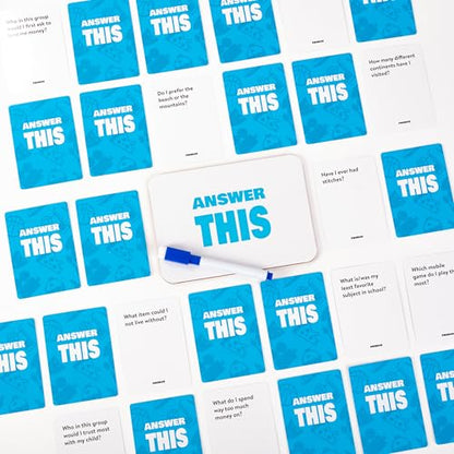 Answer This - Friends - How Well Do You Know Your Family & Friends? - Fun Party Card Game for Teens & Adults - Great Conversation Starter - color: Friends