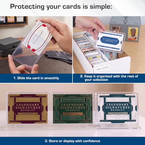 BCW Thick Card Topload Holder | Holds Relic, Patch, and Jersey Cards | Protective Card Sleeves for Collectibles and Trading Cards | Protective Rigid Plastic Display Card Holder (240 pt. / 7 MM) - color: 240 Pt. / 7 Mm