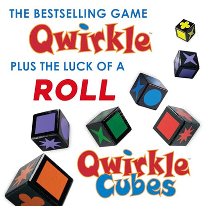 MindWare Qwirkle Cubes | A fast, replayable tile game. Includes 90 wooden cubes. - style: Qwirkle Cubes