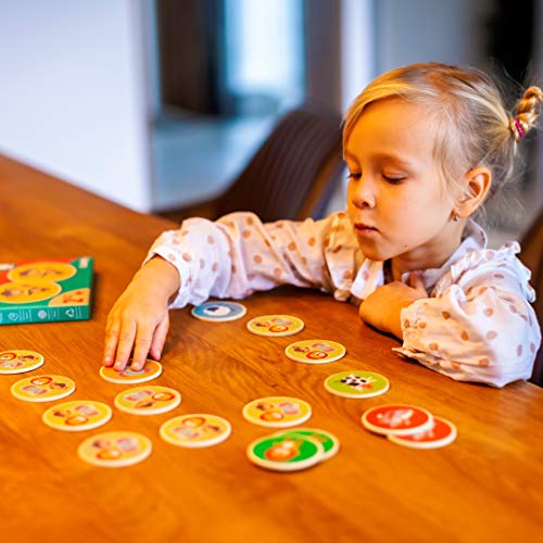 Montessori-Inspired Wooden Matching Game for Toddlers 2-4 Years - Durable, Scratch-Resistant 16 Card Set, Includes Carry Bag - Memory Game for Toddlers 2-4 Years - Cognitive Verbal Skills Development - size: Animals 16 cards