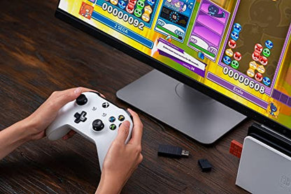 8BitDo Wireless USB Adapter 2 for Switch/Switch 2, Windows PC, Mac & Raspberry Pi, Compatible with Xbox Series X & S Controller, Xbox One Bluetooth Controller, Switch Pro and PS5 Controller (Brown) - style: USB Adapter 2 Brown