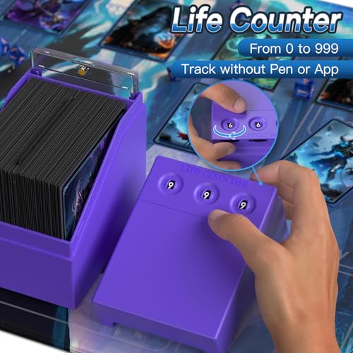 Proijeut Portable Card Case Set + Life Counter Deck Box