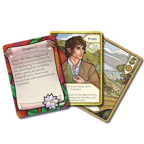 Asmodee The Lord of The Rings The Fellowship of The Ring Trick-Taking Game - A Cooperative Card Adventure! Strategy Game for Kids & Adults, Ages 10+, 1-4 Players, 20 Minute Playtime
