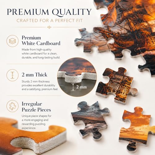 Jigsaw Puzzles for Adults 1000 Pieces Impossible Hard Difficult Challenging Puzzles for Adults 1000pc Puzzles Explore The Sailboat Jigsaw Puzzle 1000 Pieces 28 x 20 inch