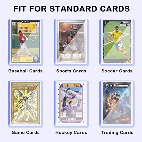 100ct 75pt 3"x4" Hard Card Sleeves Plastic Trading Card Protector ﻿ | Open-top clear shell, shields cards from scratches and bends, ideal for displaying baseball, sports and TCG collectibles - size: 75PT 100ct Hard Sleeves