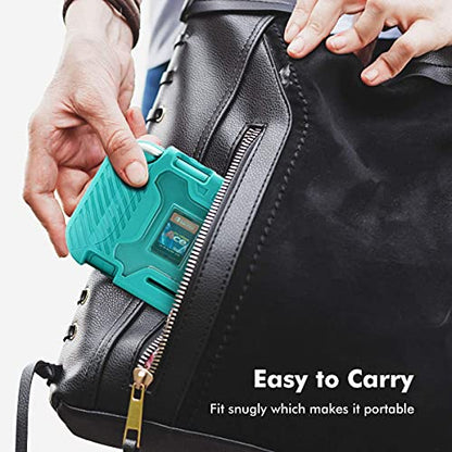 Protective Case for Switch Lite 2019, with Thumb Grip Caps | Only Fits Switch Lite 2019 (5.5"), Not for Switch 2 (2025 Release, 7.9"), No Screen Srotector Included, Green - color: Turquoise