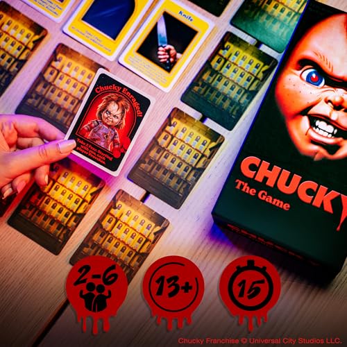 Endless Games Chucky | Classic Horror Cooperative Game Features Collectible-Worthy Chucky Game Unit | 1-5 Players, Ages 13+
