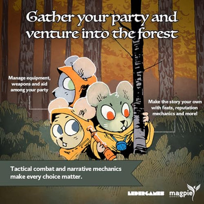 Magpie Games Root The Roleplaying Game: Core Book, Woodland Fantasy RPG - style: Core Book