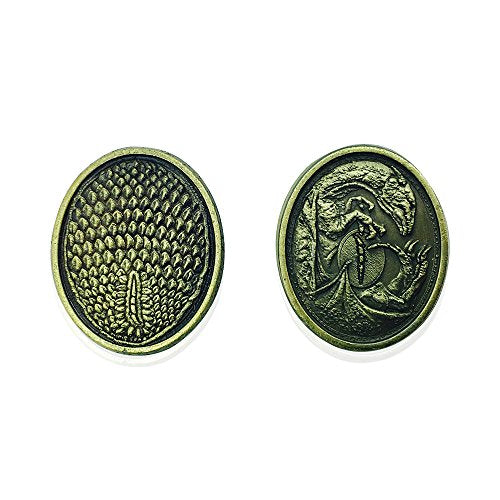 Norse Foundry Adventure Coins - A Set of 10 Metal Plated Novelty Coins in Dragon Style - Perfect for Any Roleplaying Game (RPG) or LARP Session - style: Dragons
