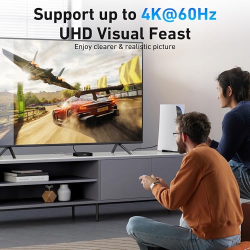 BENFEI HDMI Switch 4K@60Hz, Bi-Directional HDMI Switcher 2 Input 1 Output, 1 Input 2 Output, Supports 4K 3D HD 1080P Compatible for Firestick, Xbox PS4 Roku HDTV