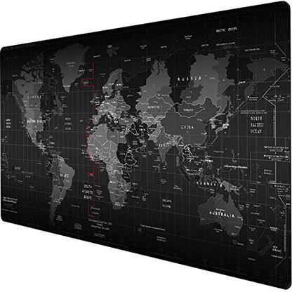 Gaming Mouse Pad Large Anti-Slip Rubber Base Size 47.2x15.7 in (47.2X15.7IN, 120x40 Map)