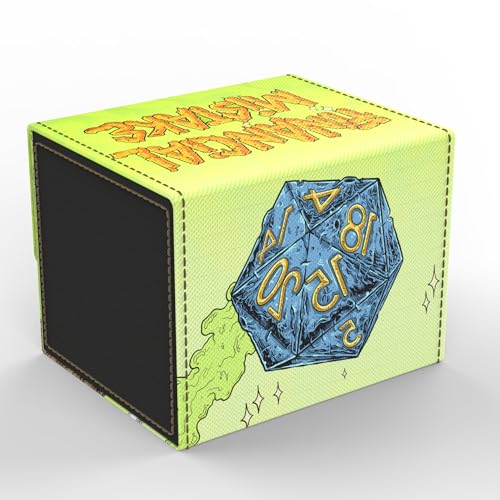 (Financial Mistake) 100% Hand-Drawn TCG/MTG 100+ Card Vault Deck Box - style: Financial Mistake