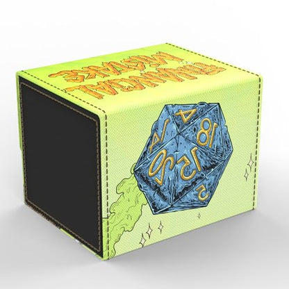 (Financial Mistake) 100% Hand-Drawn TCG/MTG 100+ Card Vault Deck Box - style: Financial Mistake